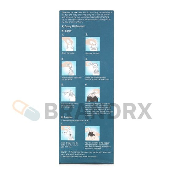 Hair4U Spray and Solution 10% Glenmark Pharmaceuticals Ltd.