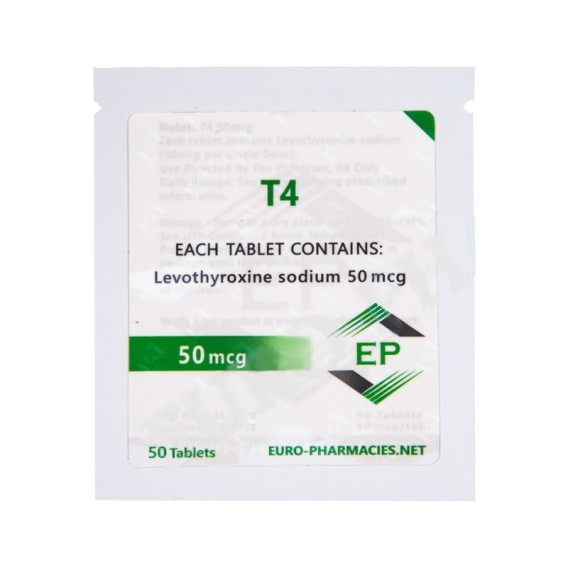 T4 – 50mcg/tab – 50 tab/bag EU Pharmaceutical
