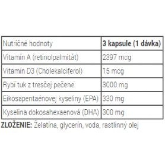 Metabolic Nutrition - Fish 3000 180 caps Metabolic Nutrition
